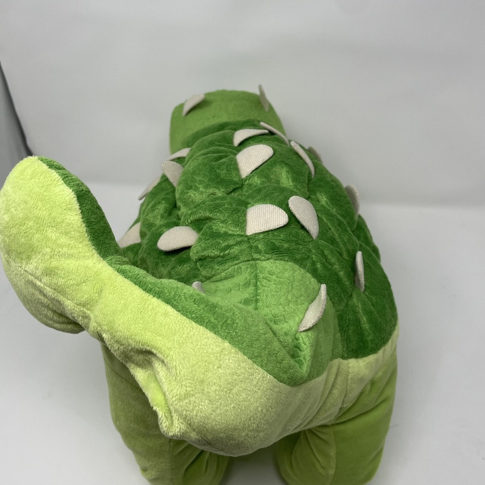 RETIRED Jättelik Ankylosaurus Dinosaur Soft Toy Plush 22 inch Green IKEA Stuffed - Picture 7 of 12